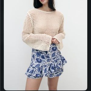 Zara ruffle skort